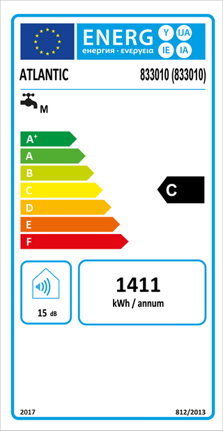 Scaldabagno elettrico Vertigo Access 50 Atlantic 40 litri verticale orizzontale garanzia 5 anni serbatoio