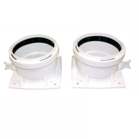 Kit sdoppiato scarico fumi tubi separati 80/80 sdoppiatore per caldaia Ferroli a condensazione Divacondens Ferroli