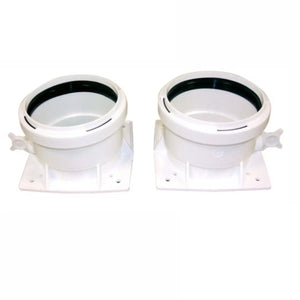 Kit sdoppiato scarico fumi tubi separati 80/80 sdoppiatore per caldaia Ferroli a condensazione Divacondens Ferroli