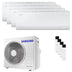 Condizionatore Samsung Cebu S2 quadri split 7000+7000+9000+12000 BTU inverter A++ wifi unità esterna 8 kW Samsung