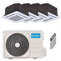 Condizionatore Olimpia Splendid Nexya S6 E Cassette quadri split 9000+9000+9000+9000 BTU inverter A++  unità esterna 8.2 kW