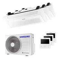 Condizionatore Samsung Cassetta WindFree 1 Via trial split 9000+9000+9000 BTU inverter A+++ unità esterna 5,2 kW Samsung