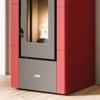 Stufa a pellet Cadel Cristal 6 ad aria 5,5 kW - WiFi ROSSO Cadel