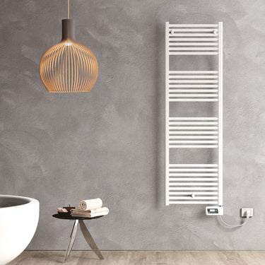 Termoarredo scaldasalviette elettrico Cordivari Lisa 22 500x1160 in acciaio Bianco 600 W
