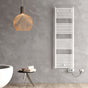 Termoarredo scaldasalviette elettrico Cordivari Lisa 22 500x1160 in acciaio Bianco 600 W