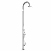 Doccia da giardino Arkema Funny Yin con doccino estraibile Bianco Arkema