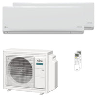 Condizionatore Fujitsu Serie KN WiFi dual split 12000+12000 BTU inverter A++ wifi unità esterna 5.4 kW Fujitsu