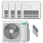 Condizionatore Hisense Console AKT quadri split 9000+9000+12000+12000 BTU inverter A++  unità esterna 10 kW