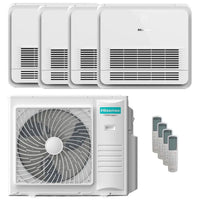 Condizionatore Hisense Console AKT quadri split 9000+12000+12000+18000 BTU inverter A++  unità esterna 10 kW Hisense
