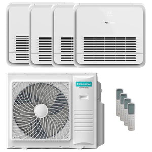Condizionatore Hisense Console AKT quadri split 12000+12000+12000+18000 BTU inverter A++  unità esterna 10 kW