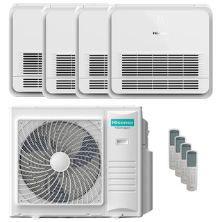 Condizionatore Hisense Console AKT quadri split 9000+9000+12000+18000 BTU inverter A++  unità esterna 10 kW Hisense