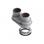 Kit scarico fumi sdoppiato Ariston da Ø 60/100 a Ø 80/80 - Per scaldabagno Ariston
