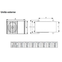 Condizionatore TCL Cassetta 4 vie Serie S Standard 60000 BTU R32 Inverter WiFi A++/A+