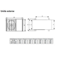 Condizionatore TCL Cassetta 4 vie Serie S Standard 60000 BTU R32 Inverter WiFi A++/A+ TCL