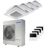 Condizionatore Samsung Cassetta Windfree 4 vie quadri split 12000+12000+12000+12000 BTU inverter A++ unità esterna 10,0 kW Samsung