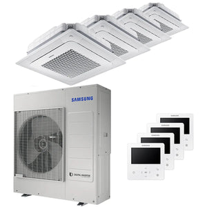 Condizionatore Samsung Cassetta Windfree 4 vie quadri split 9000+12000+12000+12000 BTU inverter A++ unità esterna 10,0 kW Samsung