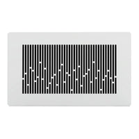 Griglia Valsir AriaSilent Urban per sistemi di VMC Bianco Valsir