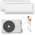 Condizionatore Clivet Cristallo 2 dual split 9000+18000 BTU inverter A+ wifi unità esterna 5.3 kW