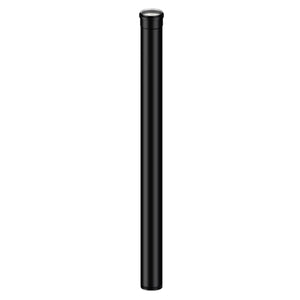 Elemento dritto m/f diam. 80 mm. per scarico fumi stufa a pellet e caldaia a pellet o caldaia a gas convenzionale lunghezza 3000 mm.