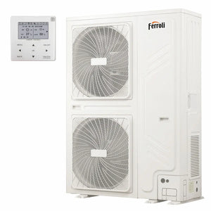 Pompa di calore aria acqua Ferroli Omnia M 3.2 26 kW Monoblocco Trifase Inverter R32 A+ Ferroli