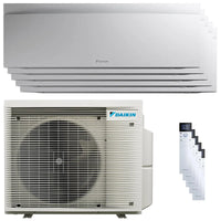 Condizionatore Daikin Emura 3 penta split 7000+9000+9000+9000+18000 BTU inverter A++ wifi unità esterna 7.8 kW Bianco Daikin