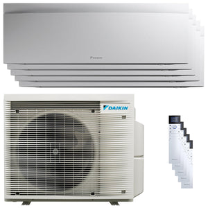 Condizionatore Daikin Emura 3 penta split 9000+9000+9000+9000+18000 BTU inverter A++ wifi unità este