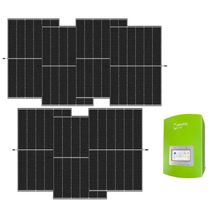 Kit fotovoltaico 3 kW con 7 pannelli fotovoltaici Trina Solar 450 W + Inverter Energy 3 kW Trina Solar