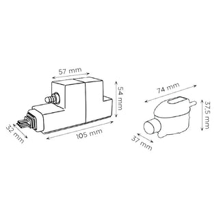 Mini pompa per condensa SFA Sanicondens Clim mini S Sanitrit Sfa