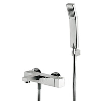 Miscelatore vasca con set doccia Paffoni EL026 con deviatore 