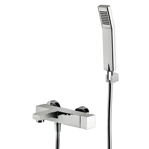 Miscelatore vasca con set doccia Paffoni EL026 con deviatore 