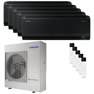 Condizionatore Samsung Windfree Black penta split 9000+9000+9000+9000+9000 BTU inverter A++ wifi unità esterna 10 kW