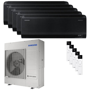 Condizionatore Samsung Windfree Black penta split 7000+12000+12000+12000+12000 BTU inverter A++ wifi unità esterna 10 kW