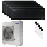 Condizionatore Samsung Windfree Black penta split 7000+12000+12000+12000+12000 BTU inverter A++ wifi unità esterna 10 kW Samsung