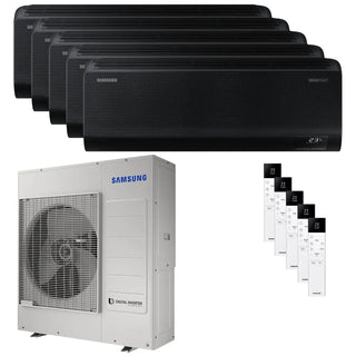 Condizionatore Samsung Windfree Black penta split 9000+12000+12000+12000+12000 BTU inverter A++ wifi unità esterna 10 kW Samsung