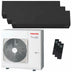 Condizionatore Toshiba SHORAI Edge Black trial split 9000+9000+12000 BTU inverter A+++ wifi unità esterna 7 kW Toshiba