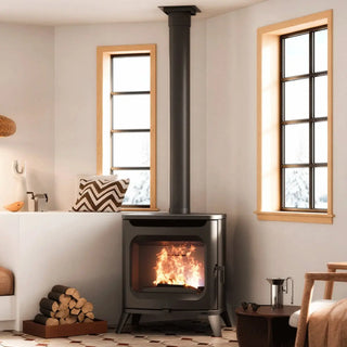 Stufa a legna Cadel Hublot 8 7,5 kW ad aria Nero Cadel