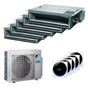 Condizionatore Daikin canalizzabile Mini Sky FDXM-F9  penta split 9000+9000+9000+9000+9000 BTU inverter A++ esterna 9 kW