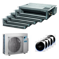 Condizionatore Daikin canalizzabile Mini Sky FDXM-F9 penta split 9000+9000+12000+12000+12000 BTU inverter A++ esterna 9 kW