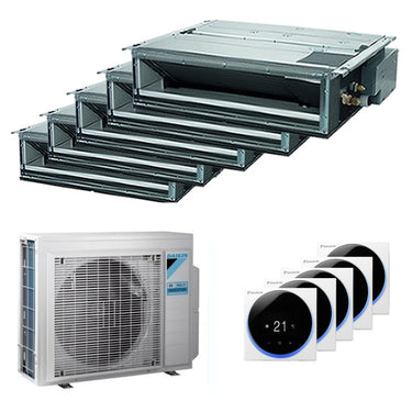 Condizionatore Daikin canalizzabile Mini Sky FDXM-F9 penta split 9000+9000+12000+12000+12000 BTU inverter A++ esterna 9 kW