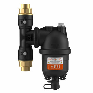 Defangatore magnetico Ivar Dirtstop XL PF per caldaia a condensazione e pompa di calore Ivar