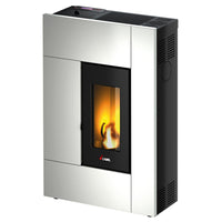 Stufa a pellet CADEL Spirit 5 ad aria 5,2 kW - con wifi BIANCO Cadel