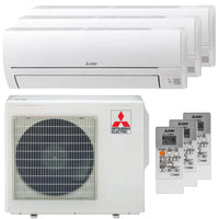 Condizionatore Mitsubishi Electric MSZ-HR trial split 9000+9000+9000 BTU inverter A++ esterna 5,0 kW Mitsubishi Electric