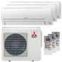 Condizionatore Mitsubishi Electric MSZ-HR trial split 9000+9000+9000 BTU inverter A++ esterna 5,0 kW Mitsubishi Electric