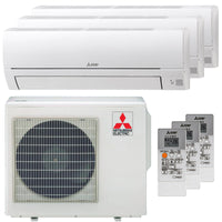 Condizionatore Mitsubishi Electric MSZ-HR trial split 9000+9000+12000 BTU inverter A++ esterna 5,0 kW Mitsubishi Electric