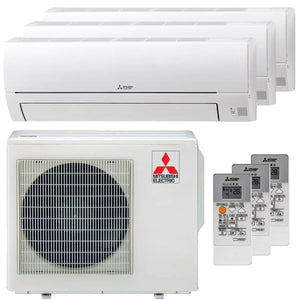 Condizionatore Mitsubishi Electric MSZ-HR trial split 9000+9000+9000 BTU inverter A++ esterna 5,0 kW Mitsubishi Electric