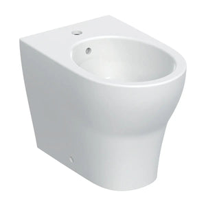 Bidet a pavimento Geberit Selnova Premium - filo parete Bianco Geberit