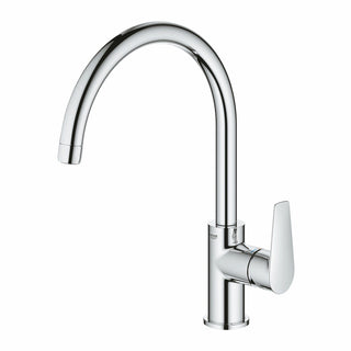 Miscelatore lavello Grohe BauEdge monocomando con bocca alta e girevole