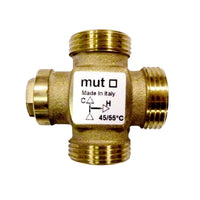 Valvola termostatica deviatrice MUT VTD 3 vie Ø1" 45÷55°C