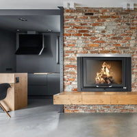 Termocamino a legna Klover TKR 27 21 kW Idro + kit ACS Klover