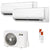 Condizionatore Ferroli Giada dual split 9000+9000 BTU inverter A wifi unità esterna 5.3 kW